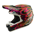 Troy Lee Designs MX | Enduro Helmet - SE5 Carbon MIPS - TORCHED (Black / Violet)