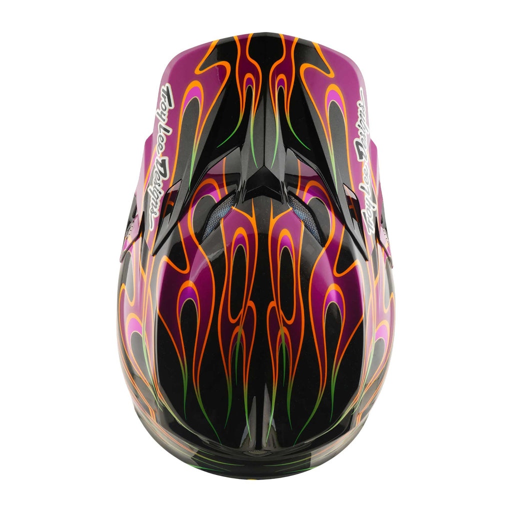 Troy Lee Designs MX | Enduro Helmet - SE5 Carbon MIPS - TORCHED (Black / Violet)