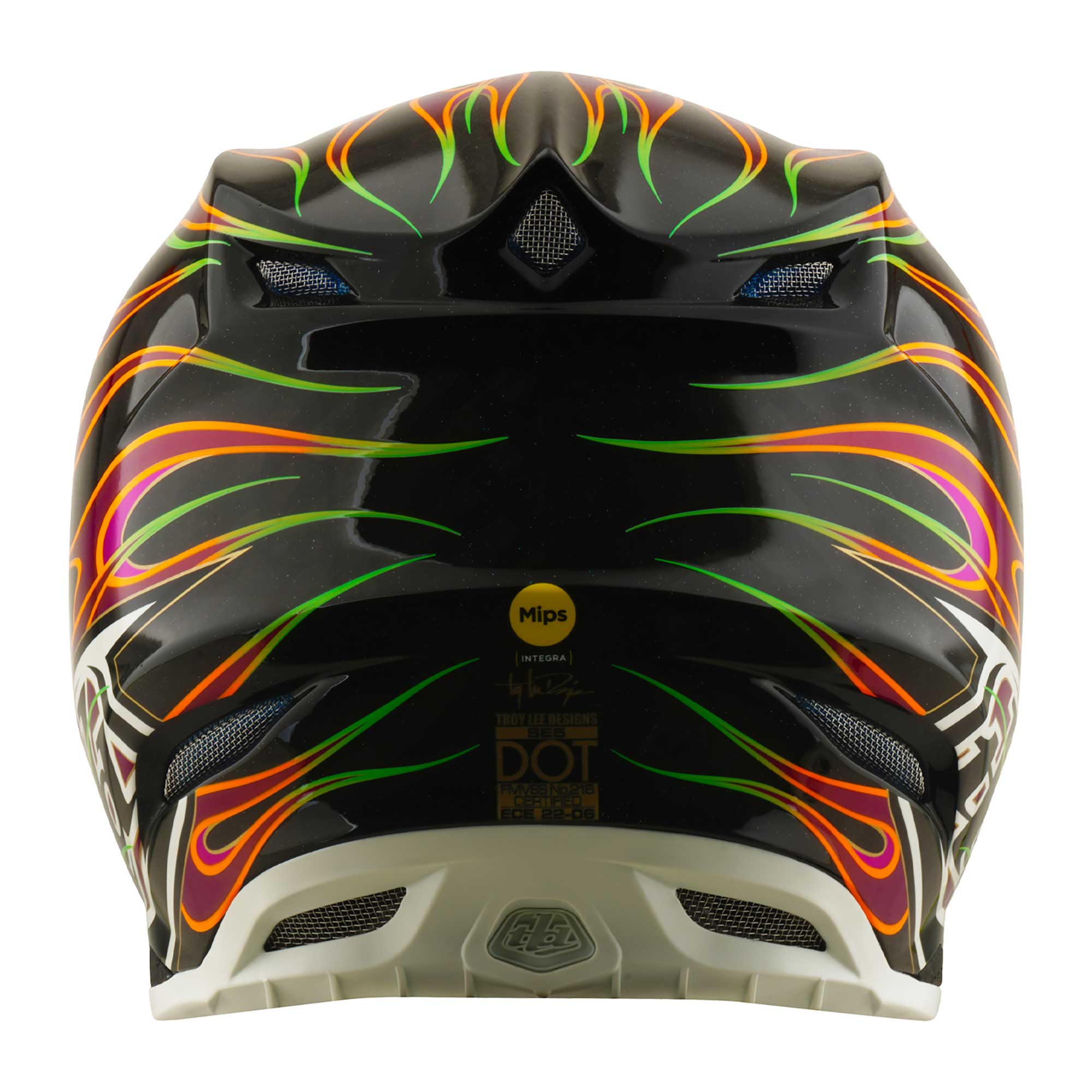 Troy Lee Designs MX | Enduro Helmet - SE5 Carbon MIPS - TORCHED (Black / Violet)