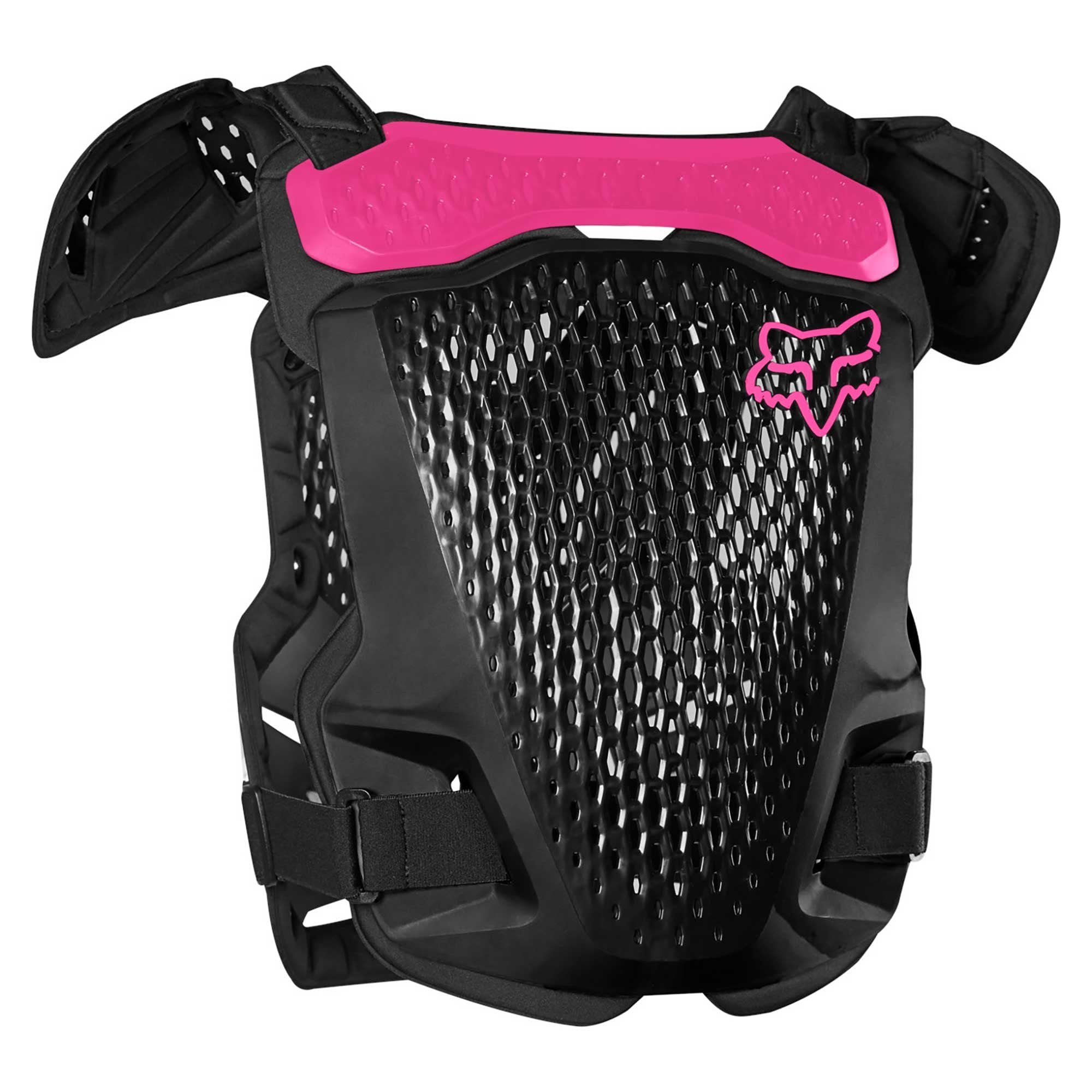 FOX Racing MX | MTB Youth Armour Chest Deflector - R3 (Black/Pink)