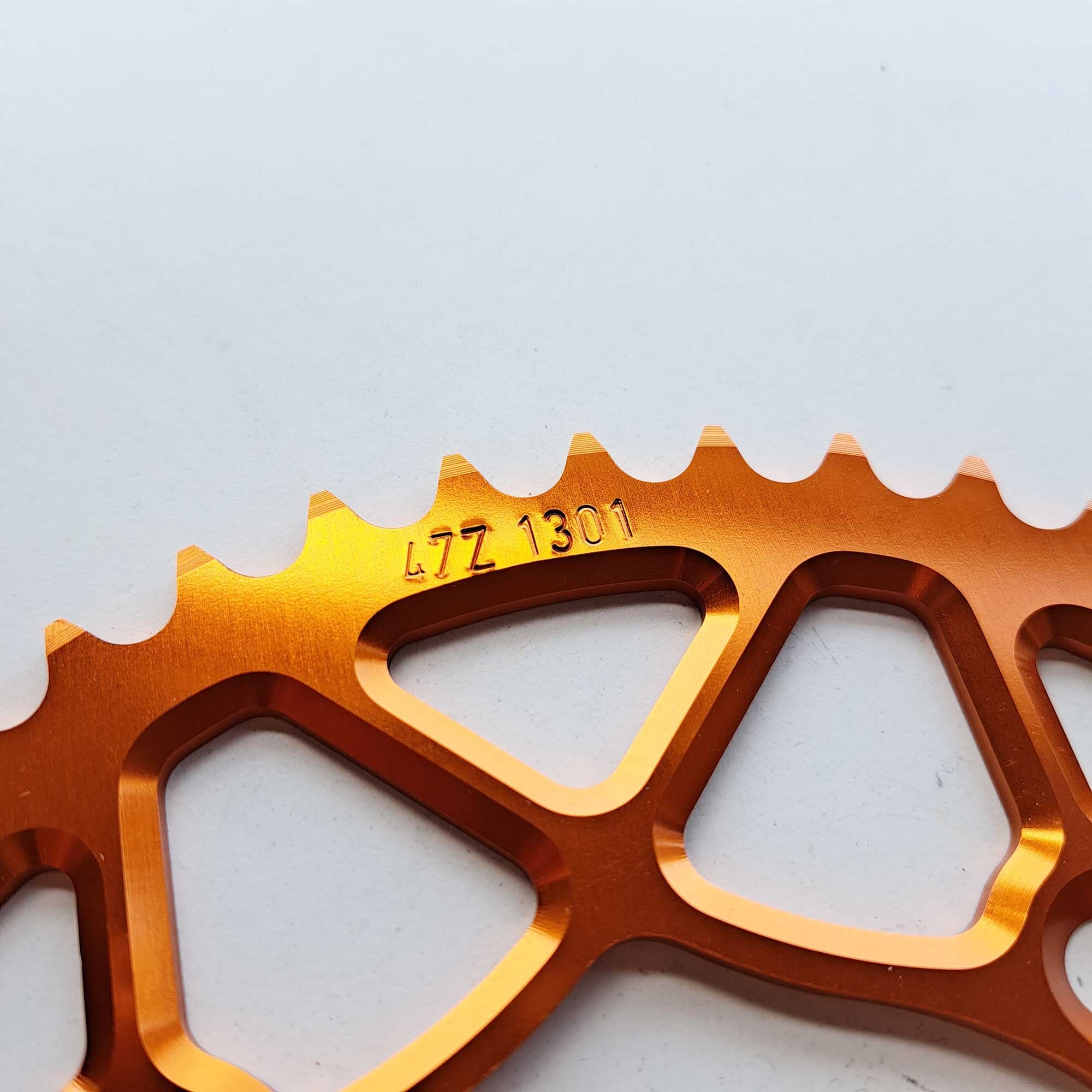 KTM Genuine Part - Sprocket. Rear -  491U/TR578/BN58 - 47T - Orange - KTM SX50 14-26, Husqvarna TC50 17-26, Gas Gas MC50 21-26 - K4541005104704