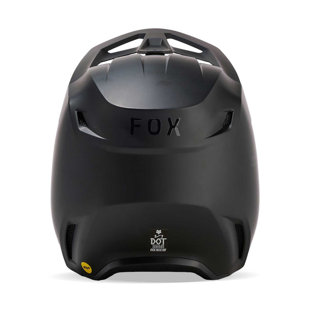 FOX Racing MX Youth Helmet - V1 PLAIN (Matte Black)