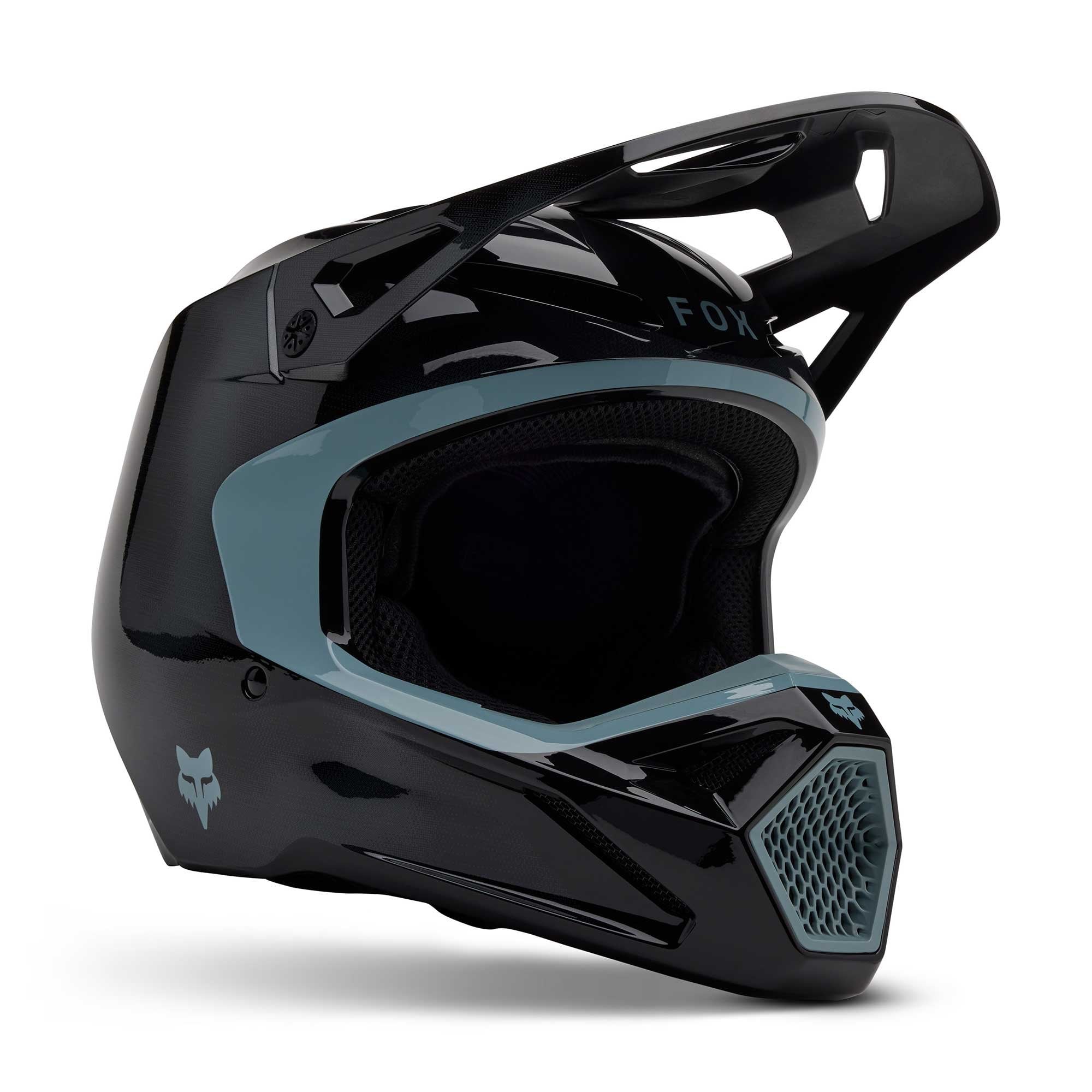 FOX (SALE) Youth Helmet - V1 TAUNT (Black)
