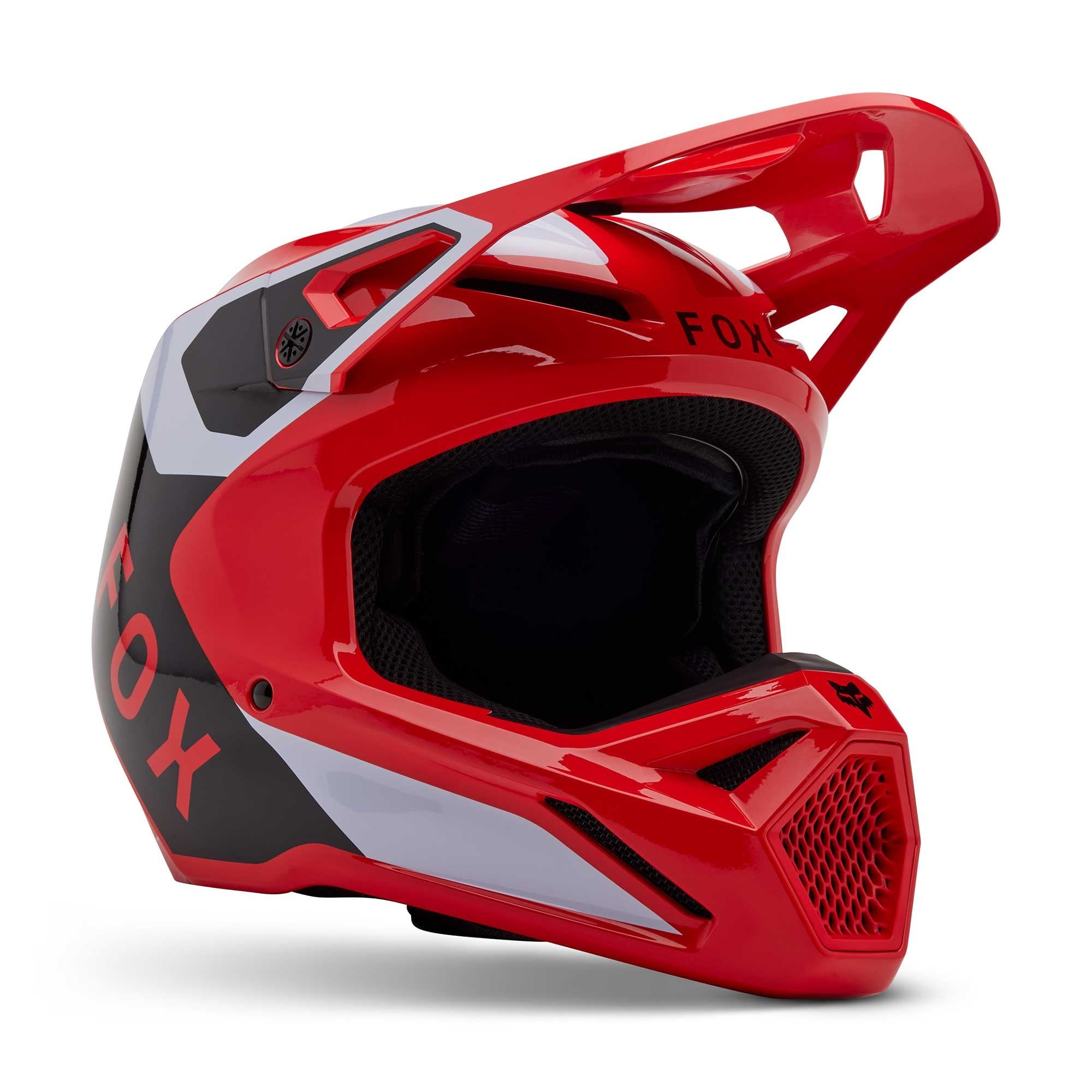 FOX (SALE) Helmet - V1 LEAN (Flo Red)