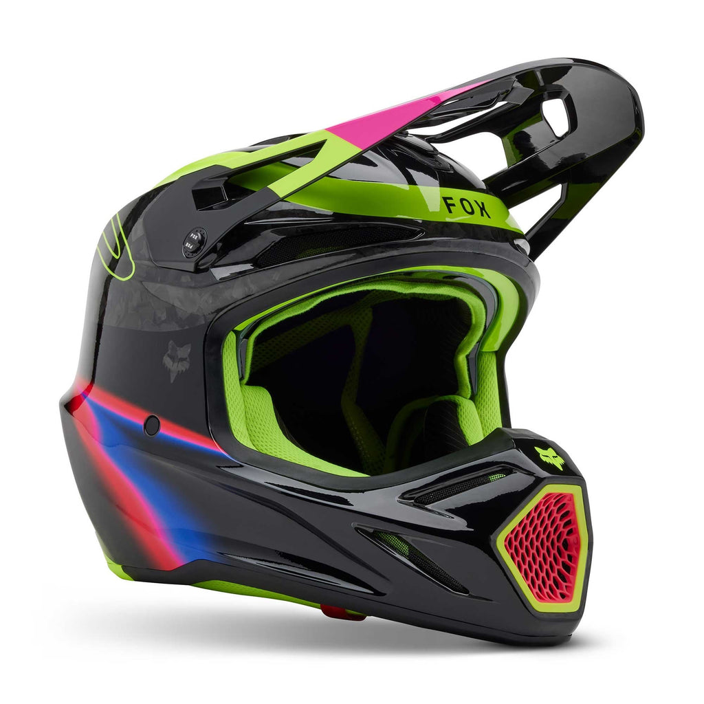 FOX Racing MX | Enduro Helmet - V3 RS Carbon ENERGY (Black)