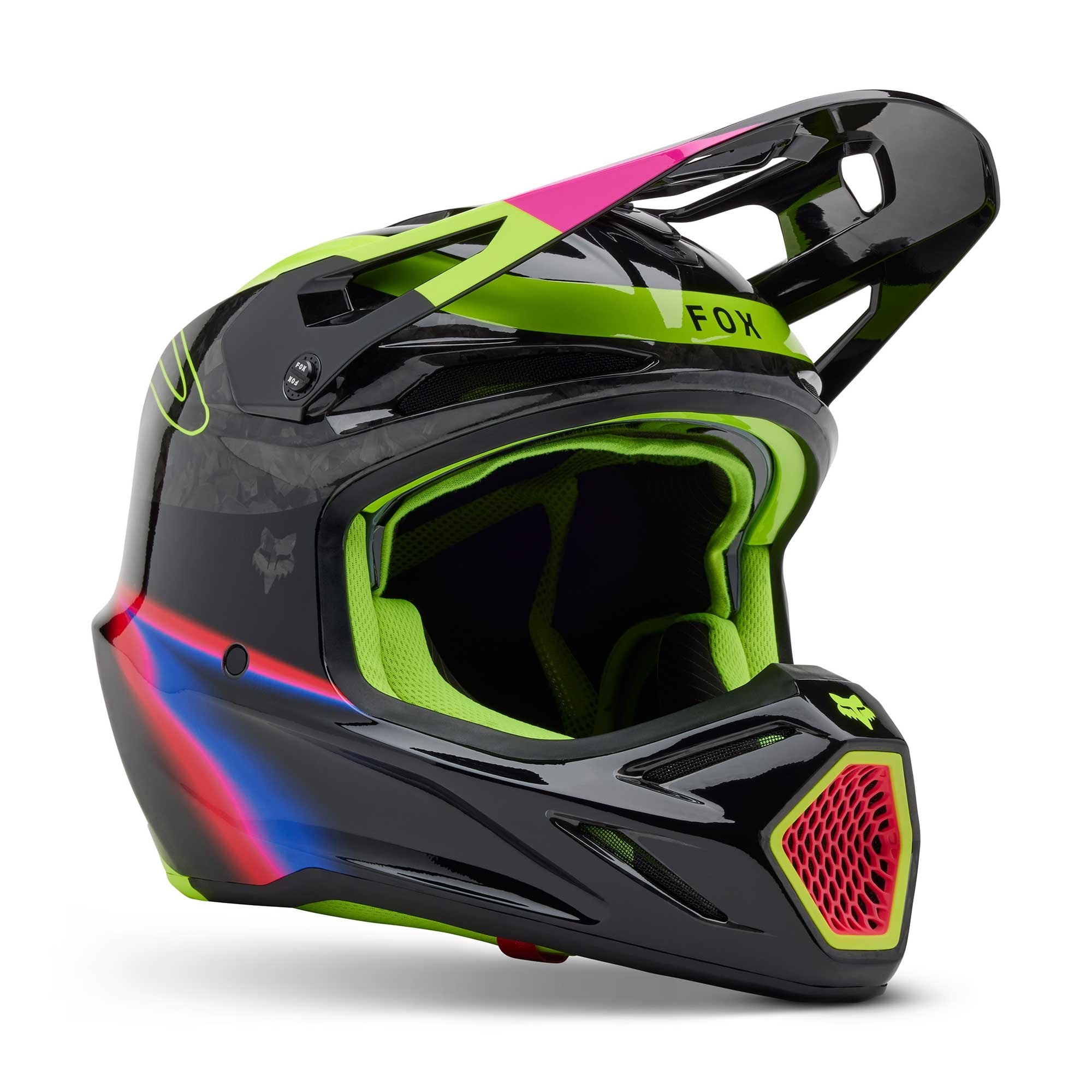 FOX Racing MX | Enduro Helmet - V3 RS Carbon ENERGY (Black)