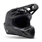 FOX Racing V3 RS Carbon SOLID MX | Enduro Helmet (Gloss Black)