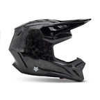 FOX Racing V3 RS Carbon SOLID MX | Enduro Helmet (Gloss Black)