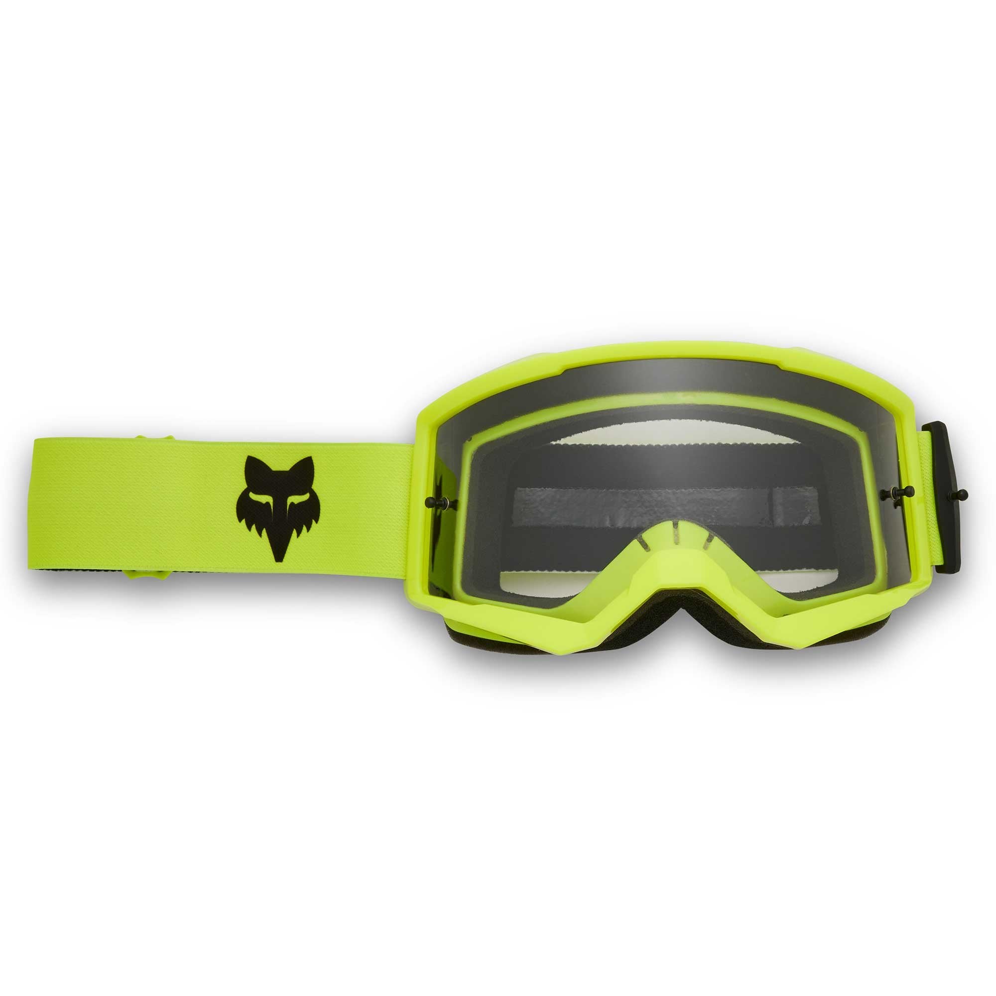 FOX Racing MX | MTB Goggles - MAIN V3 CORE (Fluo Yellow) Clear Lens
