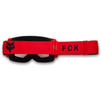 FOX Racing MAIN V3 CORE MX Goggles (Fluo Red) Clear Lens