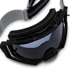 FOX Racing AIRSPACE V3 CORE MX Goggles (Black) Dark Lens