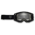 FOX Racing AIRSPACE V3 Enduro Goggles (Black) Dual Clear Lens