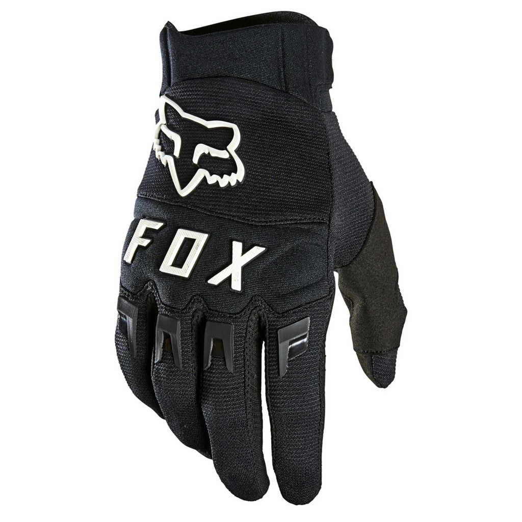 FOX (SALE) Gloves - DIRTPAW **Retro Logo** (Black/White)