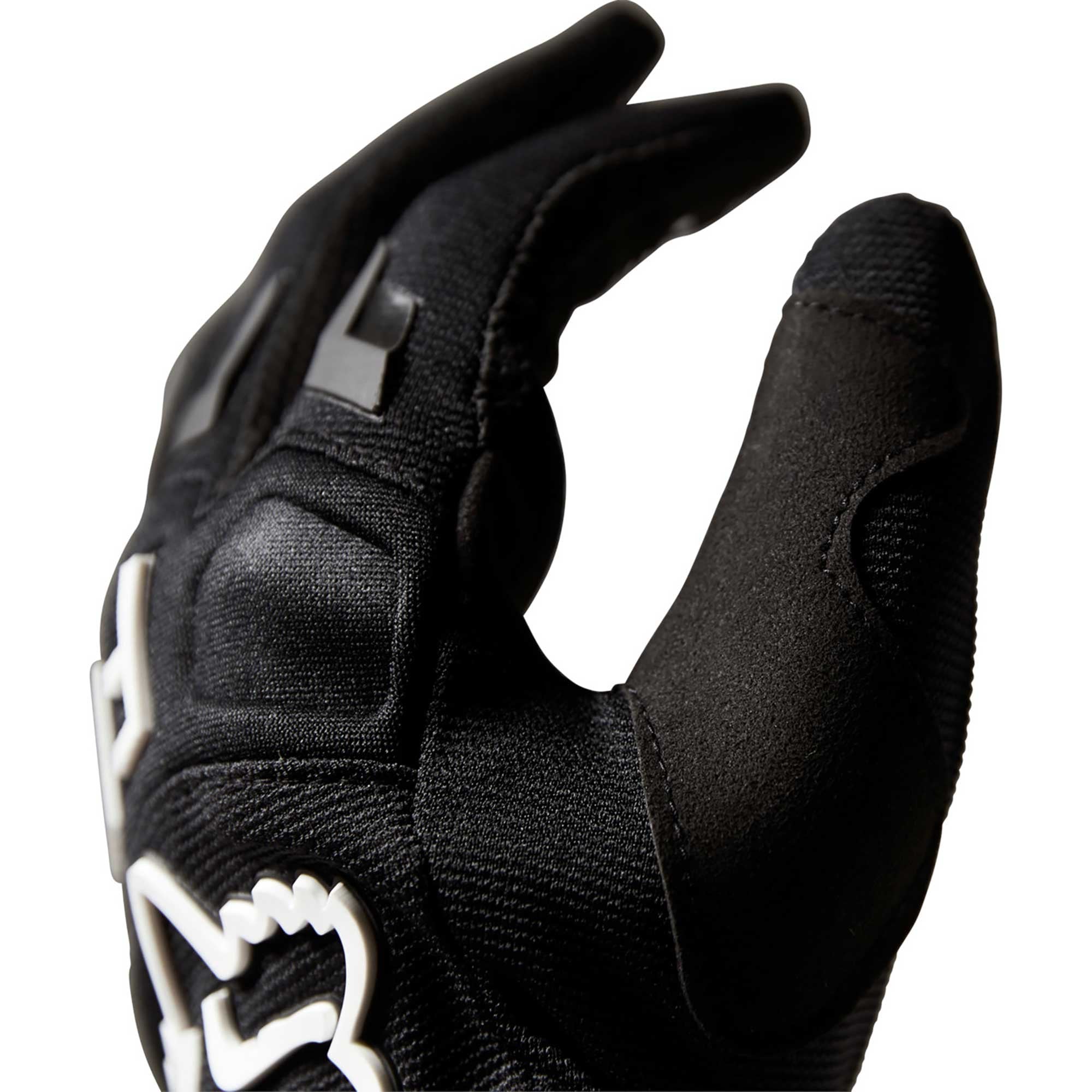 FOX (SALE) Gloves - DIRTPAW **Retro Logo** (Black/White)