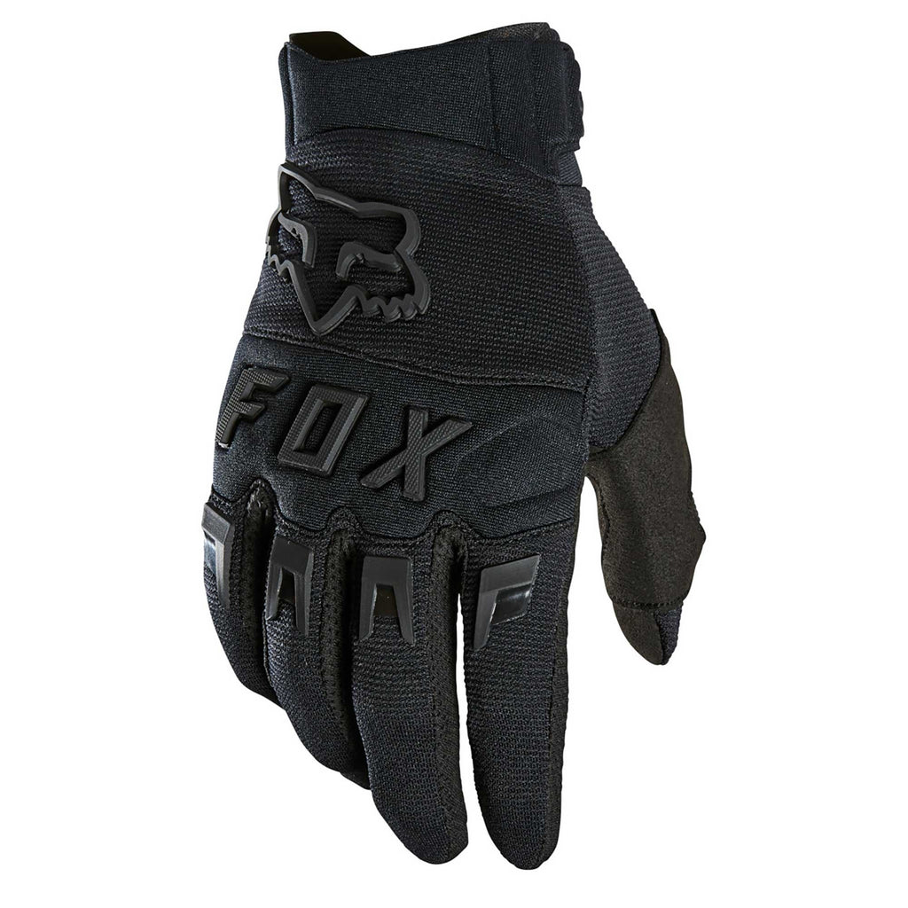 FOX (SALE) Gloves - DIRTPAW **Retro Logo** (Black/Black)