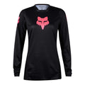 FOX Racing Womens MX Jersey - BLACKOUT (Black/Black)