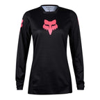 FOX Racing Women's BLACKOUT MX Jersey (Black/Black)