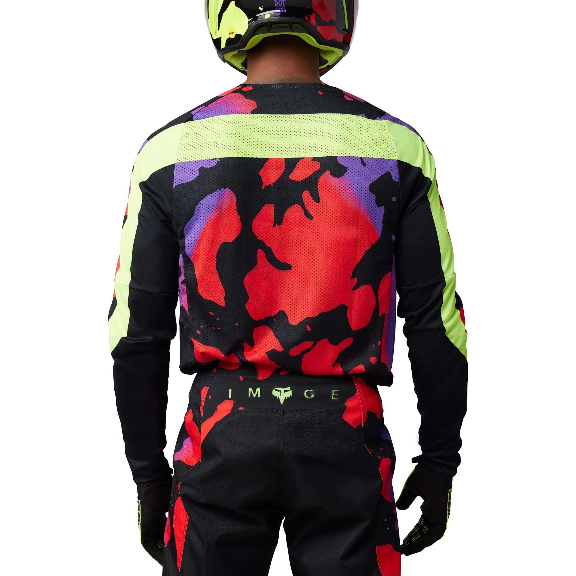 FOX (SALE) Jersey - 360 THROTTLE (Black/Red/Yellow/Purple)