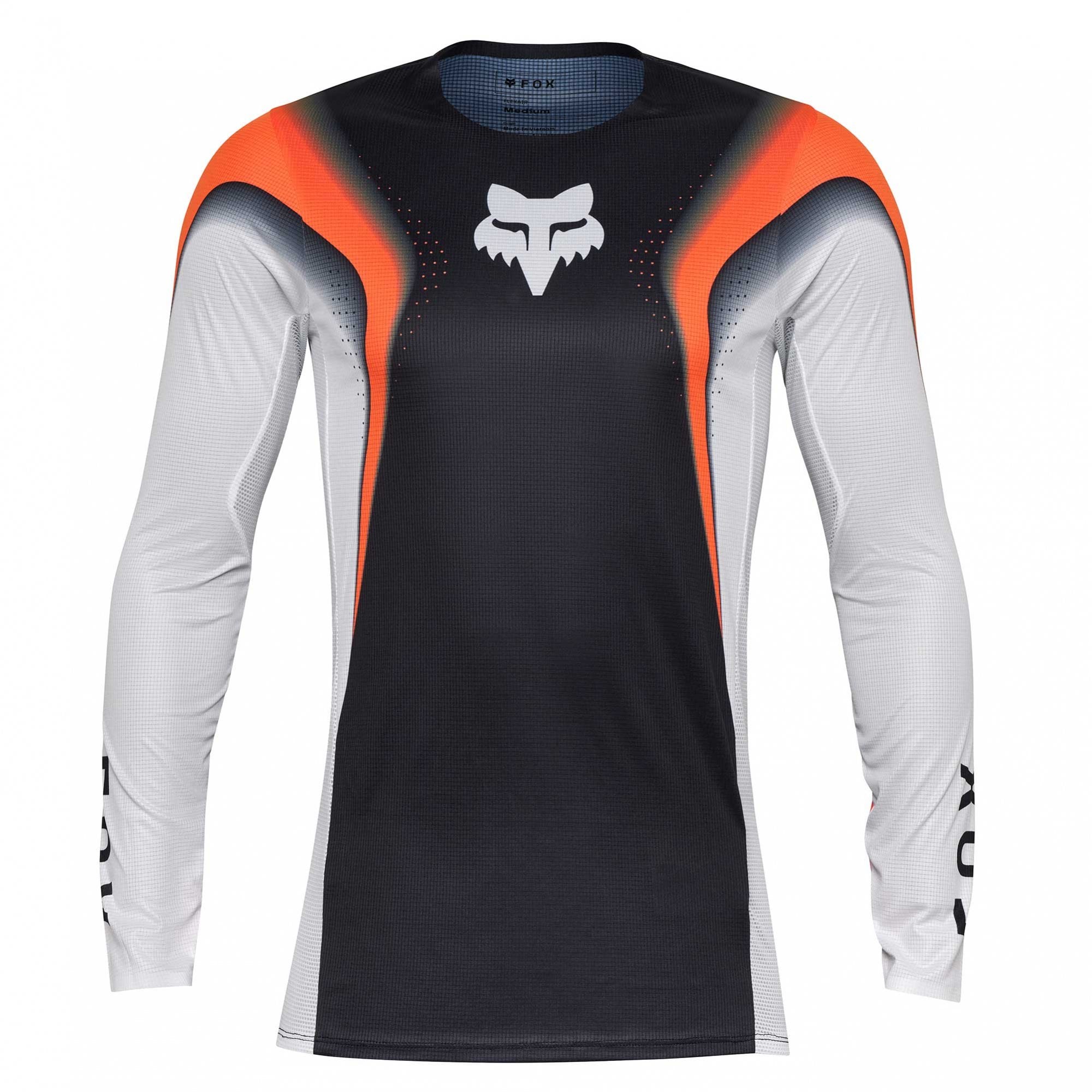 FOX (SALE) MX Jersey - FlexAir INFINITE (Black/Fluo Orange)
