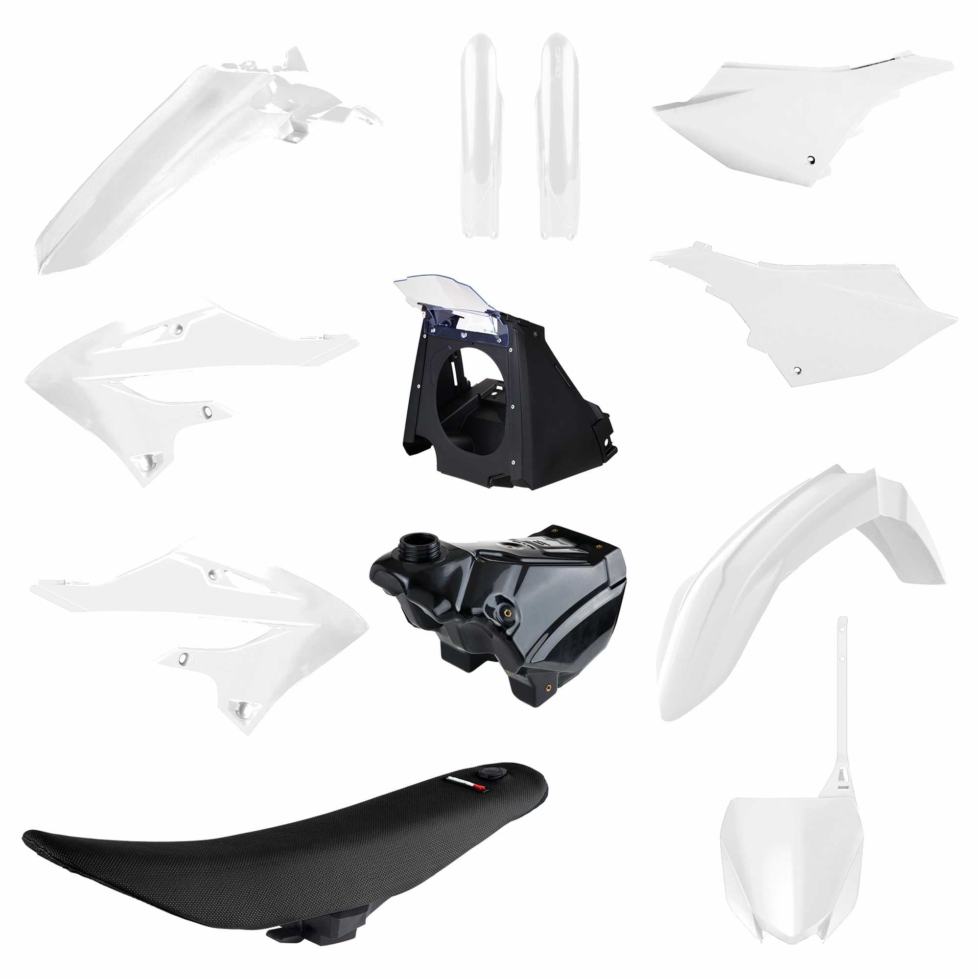 Polisport - Plastics Kit inc Tank, Seat & Airbox (Re-Style) - YZ125/250 02-21 > YZ125/250 22-26