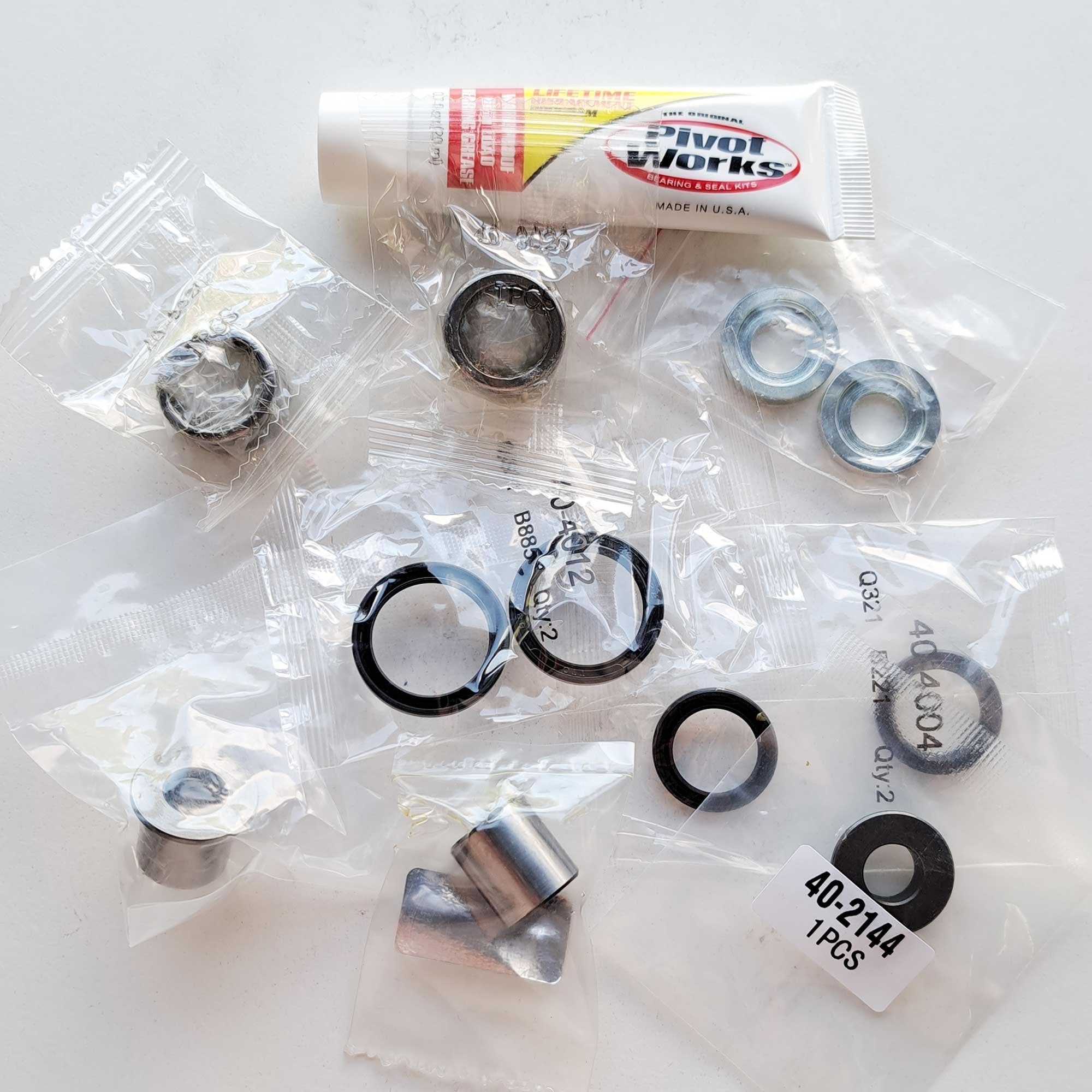 Pivot Works - Rear Shock Bearing Kit (29-1003 / 29-5063) - RMZ250 10-26, RMZ450 10-26, RMX450 10-19