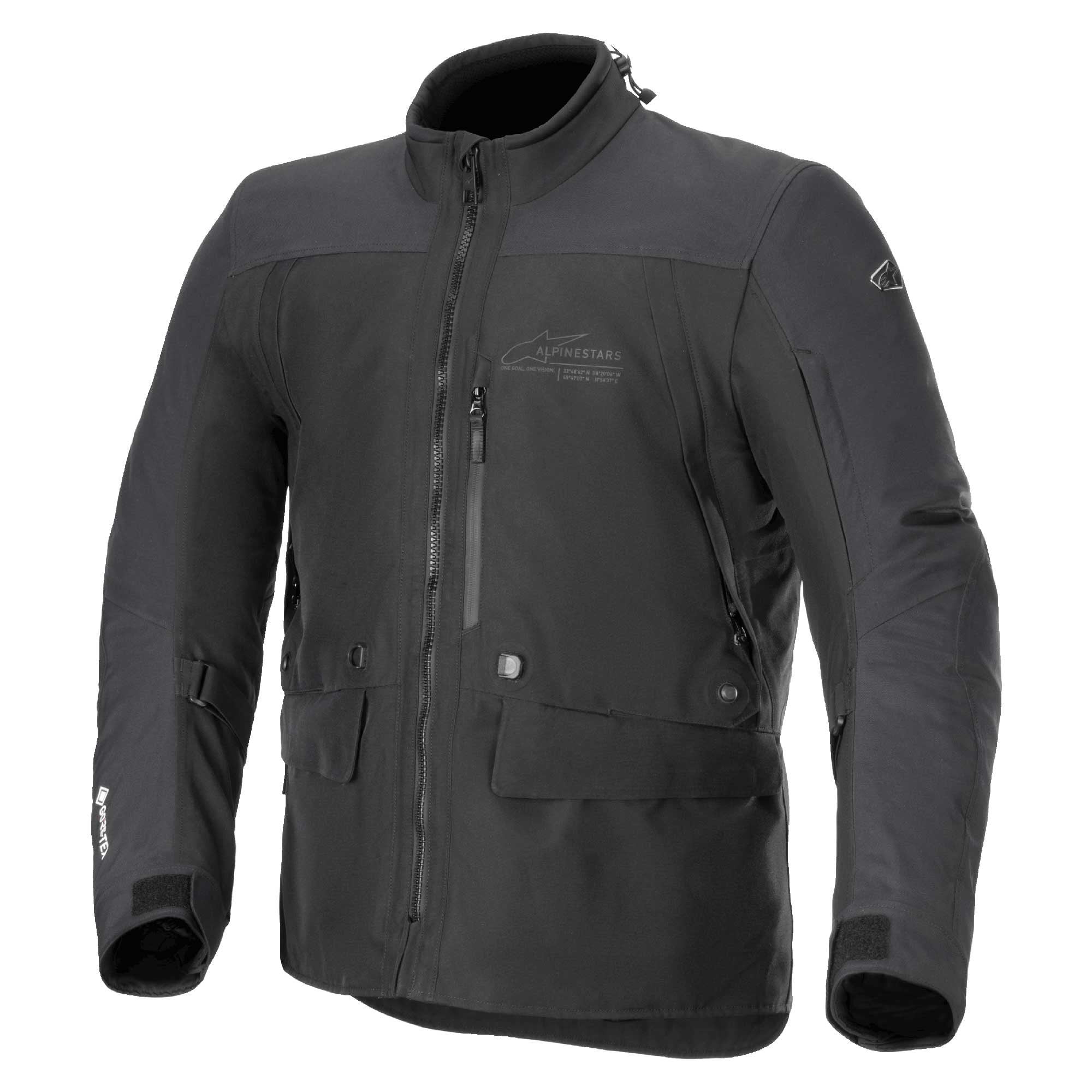 Alpinestars ST-7 PRIME 2L Gore-Tex Laminate Motorcycle Touring | Adventure Jacket (Black)