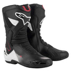 Alpinestars SMX-6 V3 Motorcycle Sports | Road Boots (Black/White/Red Graphic)