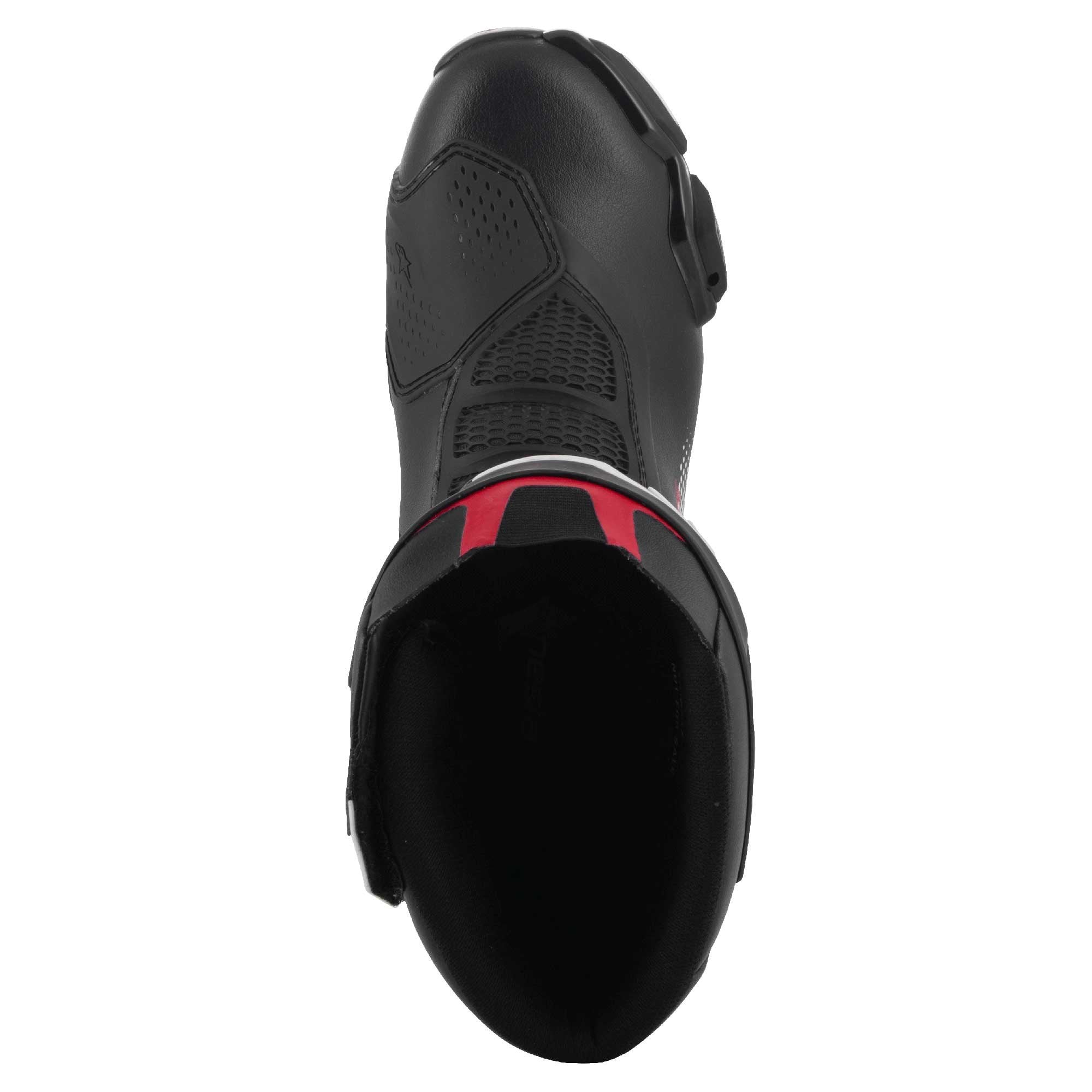 Alpinestars SMX-6 V3 Motorcycle Sports | Road Boots (Black/White/Red Graphic)
