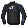Alpinestars T-Jaws V4 WP Motorcycle Sports Textile Jacket (Black/Dark Blue/Blithe Blue)