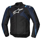 Alpinestars T-Jaws V4 WP Motorcycle Sports Textile Jacket (Black/Dark Blue/Blithe Blue)