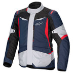 Alpinestars ST-1 Waterproof Motorcycle Adventure Textile Jacket (Dark Blue/Black/Bright Red)