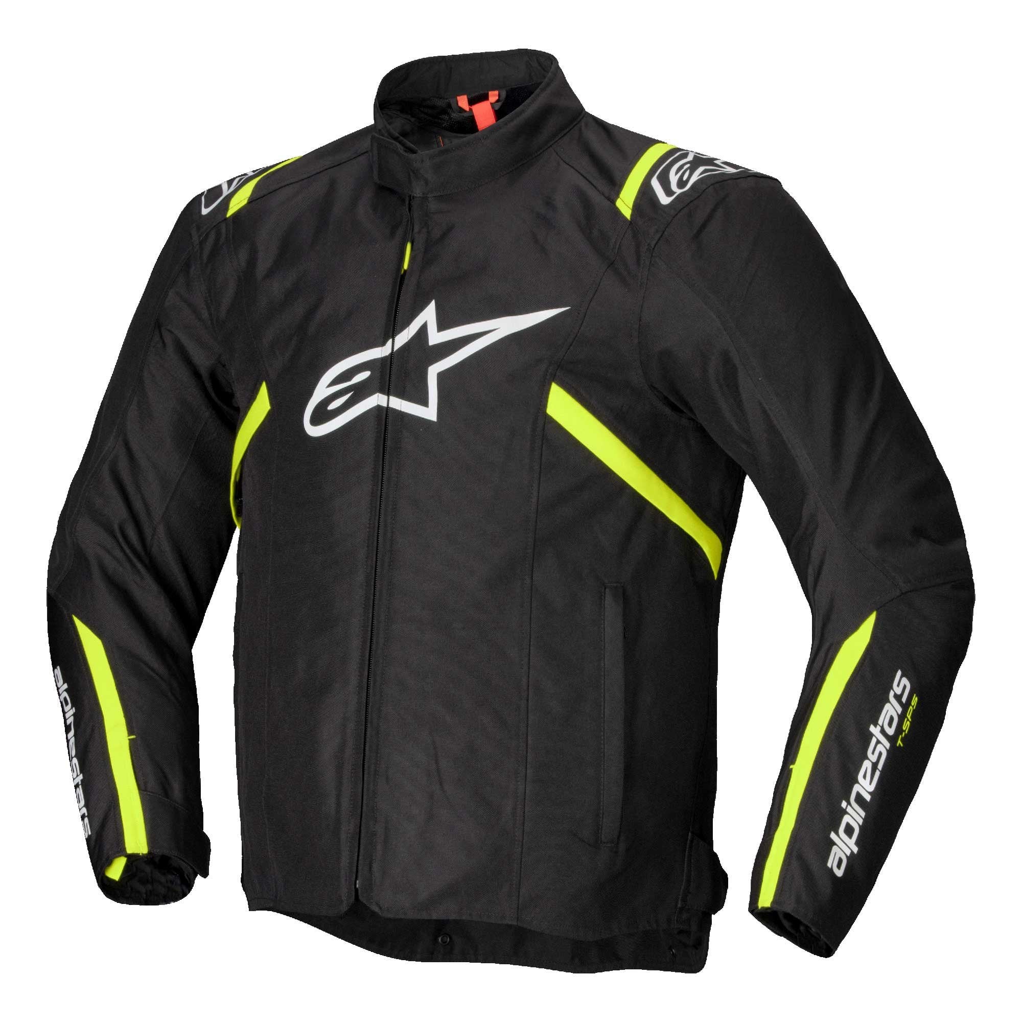 Alpinestars T-SPS V2 WP Motorcycle Sports Textile Jacket (Black/White/Yellow Fluo)