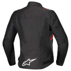 Alpinestars Women's T-SPS V2 Waterproof Motorcycle Jacket (Black/White/Red Fluo)