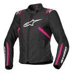 Alpinestars Womens Motorcycle Jacket - Stella T-SPS V2 Waterproof (Black/White/Diva Pink)