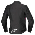 Alpinestars Womens Motorcycle Jacket - Stella T-SPS V2 Waterproof (Black/White/Diva Pink)