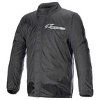 Alpinestars Motorcycle Waterproof Rain Jacket - Hurricane Rain V2 (Black)