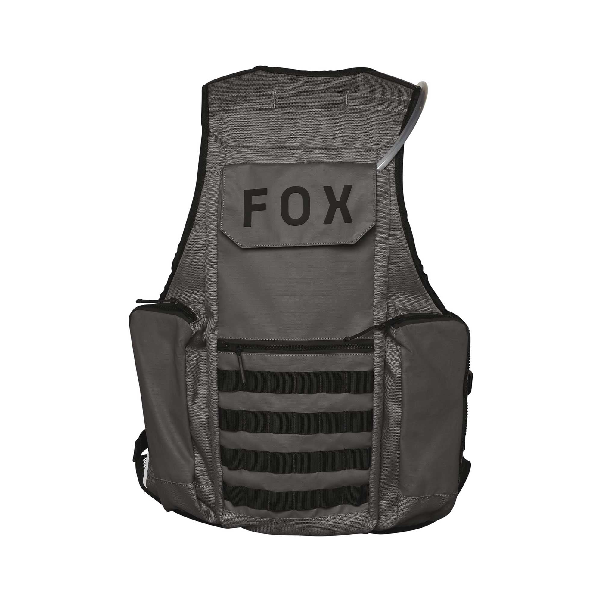 FOX Racing Enduro Vest - LEGION TAC inc 2L HydraPak (Pewter)