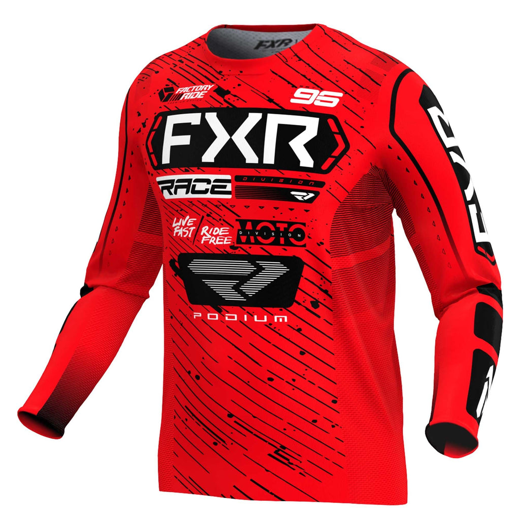 FXR (SALE) Jersey - PODIUM (Red/Black)