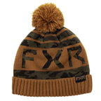 FXR (MX25) Youth Beanie - HELIUM (Army Camo/Copper)