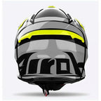 Airoh (MX25) Helmet - Aviator Ace 2 - ENGINE - Fluo Yellow/Black/Grey