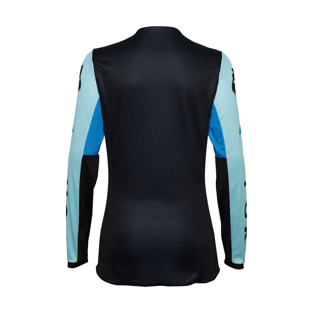 FOX (SALE) Women's MX Jersey & Pant Kit - 180 RACE SPEC (Black/Teal/Blue)