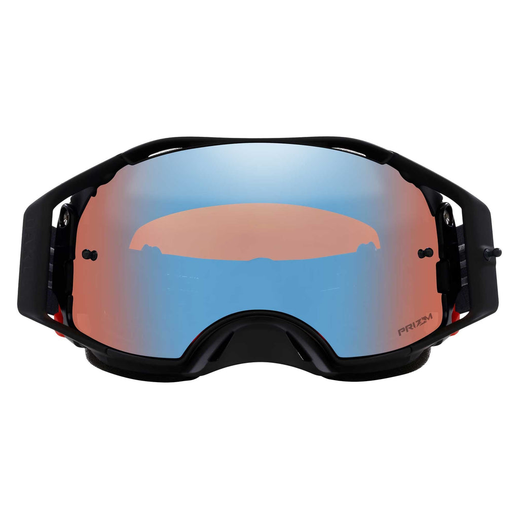 Oakley Airbrake Goggles - BLACKOUT (Black/Black) PRIZM Sapphire Lens