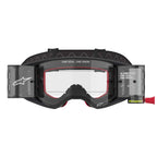 Alpinestars MX | MTB Vision SuperTech Goggles CORP (Black/Grey) Roll-Offs