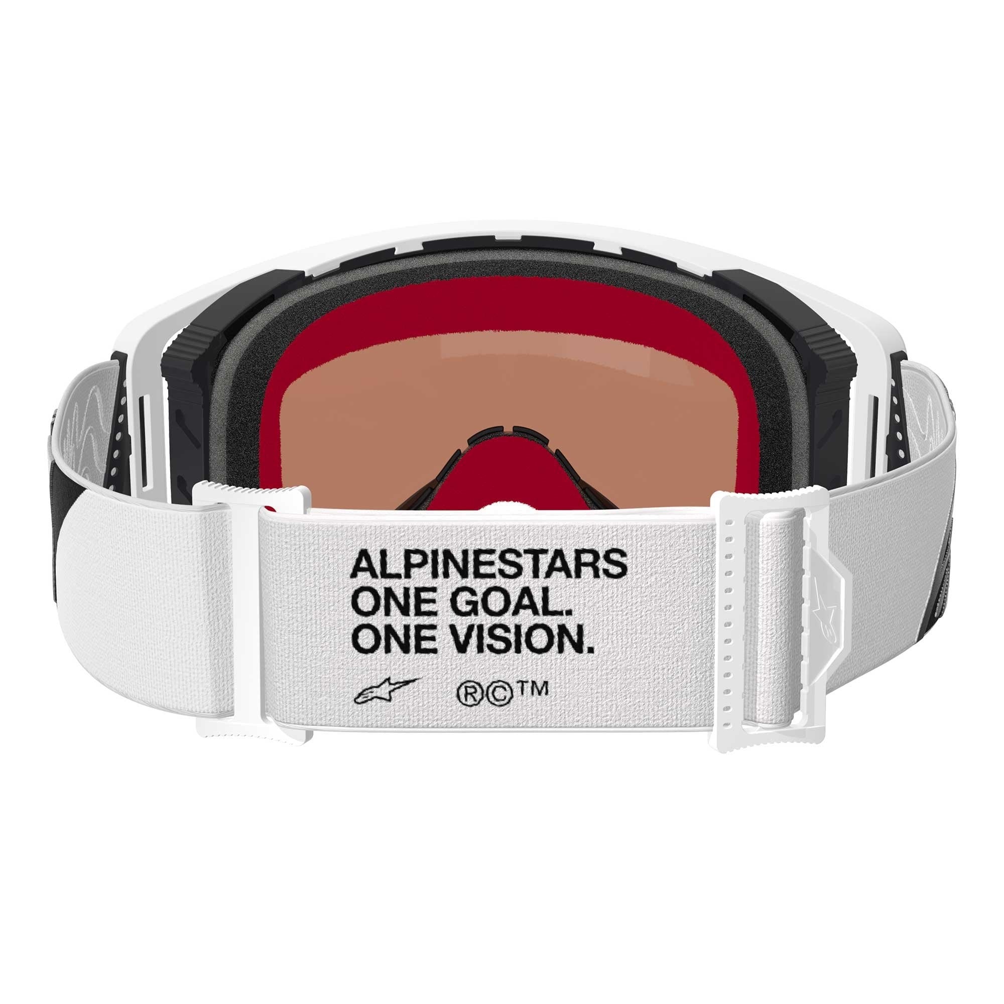 Alpinestars MX | MTB Vision SuperTech Goggles CORP (White) Mirror Silver Lens