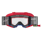 Alpinestars MX | MTB Vision SuperTech Goggles CORP (Red/Blue) Roll-Offs