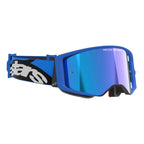 Alpinestars MX | MTB Vision SuperTech Goggles STREAM (Blue) Mirror Blue Lens