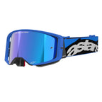 Alpinestars MX | MTB Vision SuperTech Goggles STREAM (Blue) Mirror Blue Lens