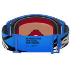 Alpinestars MX | MTB Vision SuperTech Goggles STREAM (Blue) Mirror Blue Lens