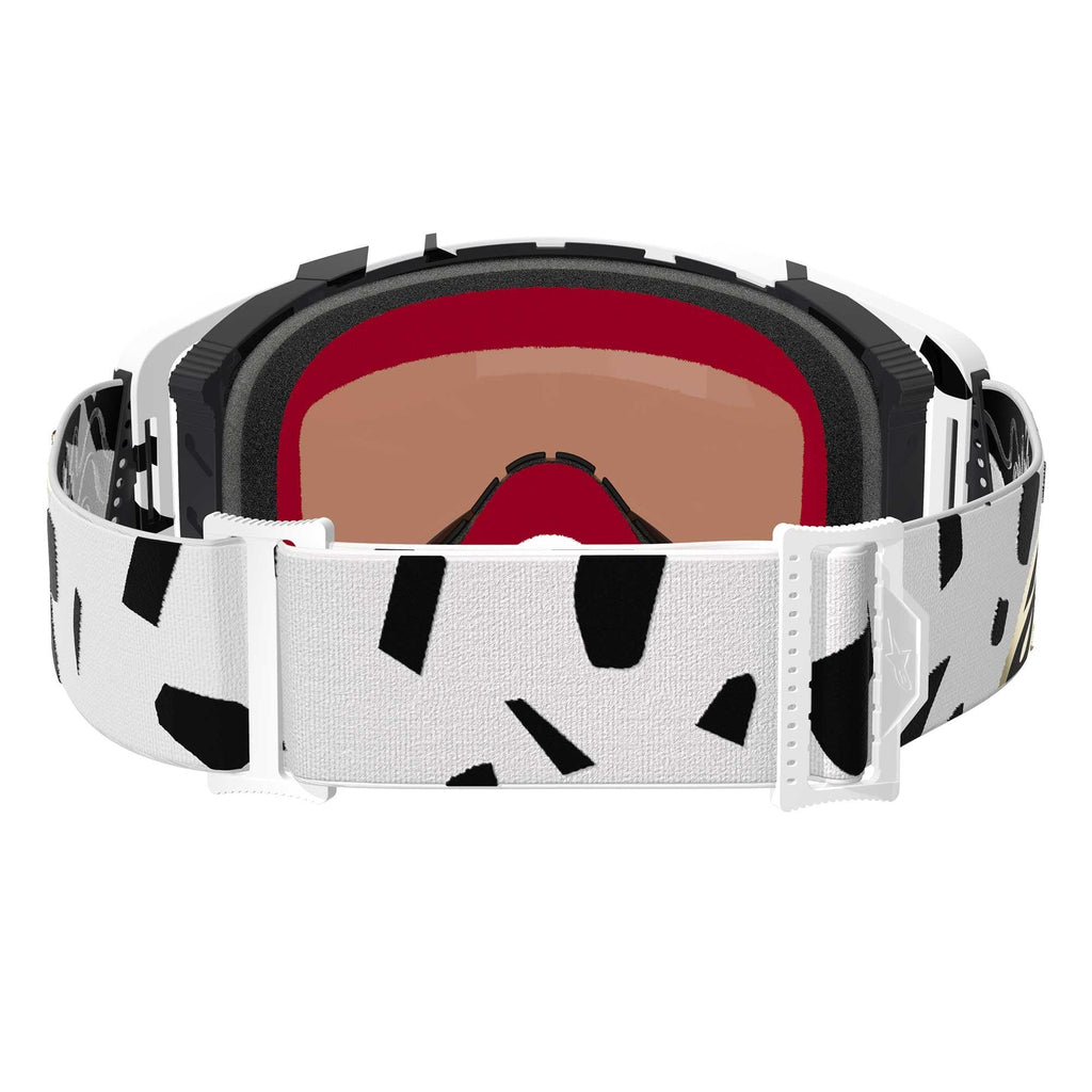 Alpinestars (MX26) Goggles - SuperTech CORP (White/Gold) Mirror Gold Lens