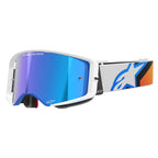 Alpinestars MX | MTB Vision SuperTech Goggles CORP (Blue/Orange) Mirror Blue Lens